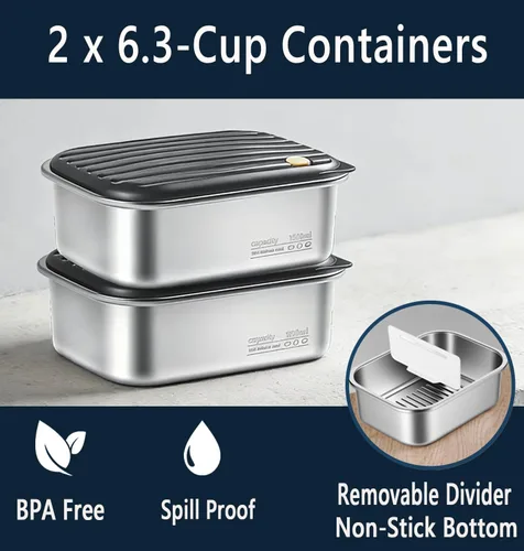 Miniatura 5 de Lonchera eléctrica inalámbrica de 27000 mAh, calentador de alimentos portátil recargable de 100 W para adultos, trabajo, viajes, automóvil, funciona