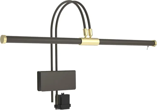 Miniatura 12 de Cocoweb - lámpara de piano de cola de LED de 22" en negro con acentos de níquel satinado y clip de atenuación - ajustable - LED - brillante - se