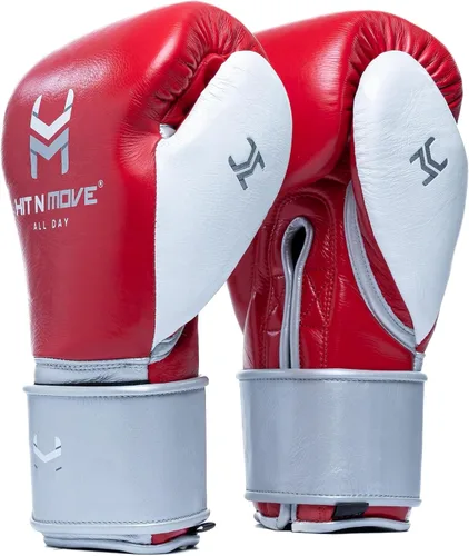 Miniatura 12 de HIT N MOVE Guantes de boxeo All Day Pro Balance con gancho y bucle, guantes de boxeo para hombre, equipo de boxeo, guantes de entrenamiento