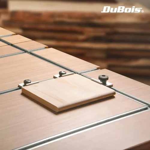 Miniatura 4 de DuBois 51011 - Pista en T universal de perfil de doble corte de 36 pulgadas con agujeros de montaje preperforados, paquete de 2, riel en T