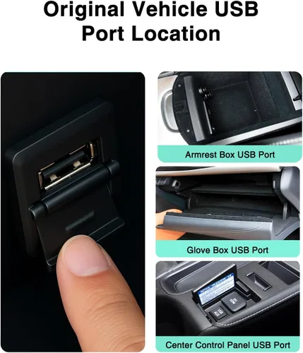 Miniatura 7 de Adaptador USB Bluetooth para coche aptX-HD Sound- Compatible con Infiniti, Honda, Toyota, Lexus, GMC, Volvo, Ford, Mazda sin Bluetooth de coche
