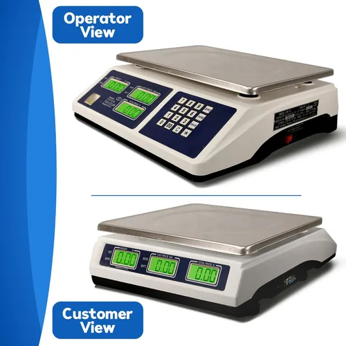 Miniatura 5 de Penn Scale Báscula certificada CM-101 NTEP para computación digital de precios, báscula comercial de 30 libras con legibilidad de 0.01 libras