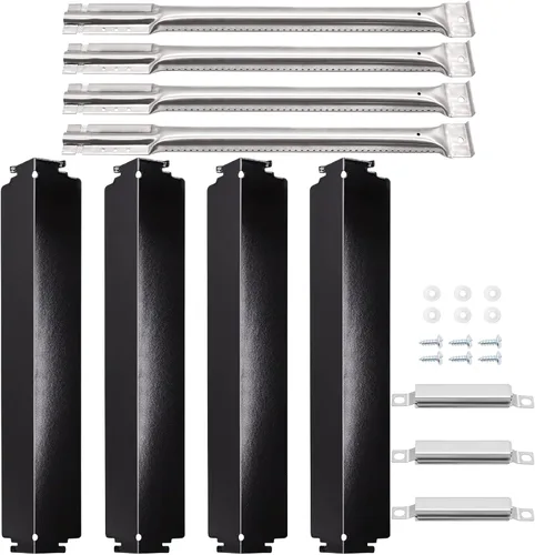 Yiming Piezas de repuesto de parrilla para modelos de parrilla Charbroil 463268008, 463268007, 463268606, 463248108, 463268706. Escudos térmicos