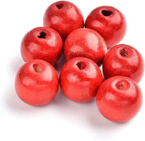 Miniatura 7 de Craftdady 200 cuentas espaciadoras redondas de madera natural negra de 0.394 pulgadas (0.394 in), cuentas sueltas para manualidades, joyería