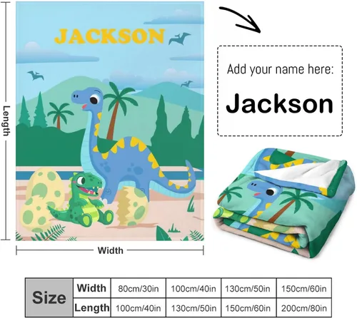 Miniatura 139 de Artsadd Manta de bebé personalizada para niños y niñas con nombre, manta personalizada con nombre de bebé con patrón de unicornio, manta