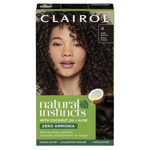 Miniatura 32 de Clairol Natural Instincts - Tinte semipermanente para el cabello, color negro azul 2BB, paquete de 1 unidad 2BB Azul Negro