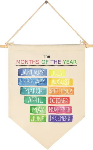 Miniatura 30 de Banner educativo con formas para decoración de pared de aula, regalo para profesores, escuela en casa, preescolar, guardería, decoración de pared