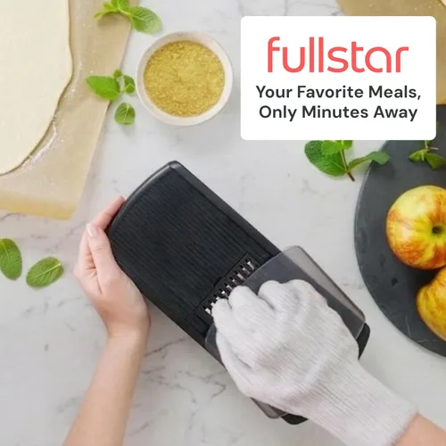 Miniatura 9 de Fullstar Mandoline Slicer for Kitchen, Fruit Cutter, Cheese Grater, Cucumber Slicer, Veggie Spiralizer, Food Cutter & Kitchen Gadgets & Gifts with