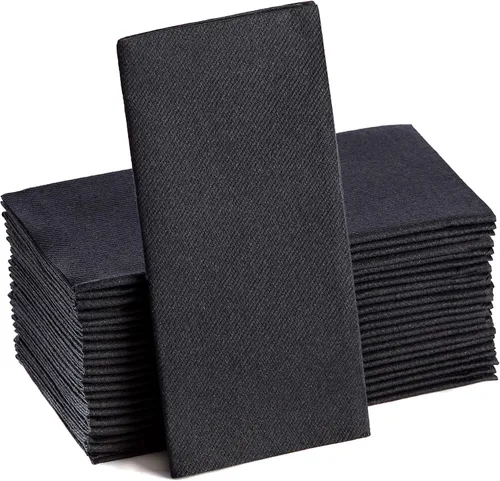Miniatura 18 de Servilletas de papel azul bebé, tela desechable de lino como servilletas de cena, toallas de mano, suaves, absorbentes, servilletas de mano de papel