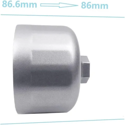 Miniatura 3 de Llave para filtro de aceite para BMW VOLVO con tapas de cartucho de filtro de aceite de 86 mm, herramienta de extracción de filtro de aceite 4 en 1