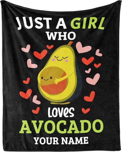 Miniatura 8 de Manta de aguacate – suave, mullida y cálida – Manta pequeña de 30 x 40 pulgadas para sofá, oficina, verde lindo regalo para niñas y niños