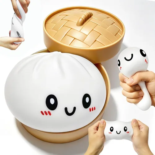 Juguete sensorial misterioso y esponjoso, para aliviar el estrés y la ansiedad, para niños y adultos, lindo juguete para apretar, cesta de Pascua
