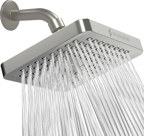 Miniatura 12 de SparkPod Cabezal de regadera – Lluvia de alta presión – Diseño de lujo de calidad premium – Instalación en 1 minuto – Reemplazo ajustable de fácil