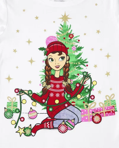 Miniatura 2 de The Children's Place girls Long Sleeve Graphic T shirt