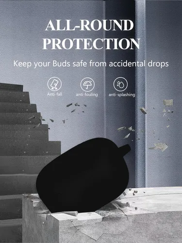 Miniatura 5 de Funda para JBL Endurance Race TWS True Wireless Sports Earbuds, WUNIAK Soft Silicone Protector, portátil, resistente a los arañazos, a los golpes