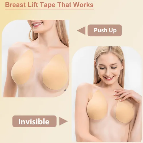 Miniatura 2 de Cinta adhesiva invisible para levantar el busto, push up para pecho grande copa A-E