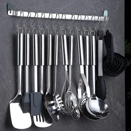 Miniatura 3 de Berglander Juego de utensilios de cocina de 38 piezas, juego de utensilios de cocina de acero inoxidable, utensilios de cocina, juego