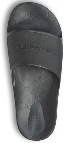 Miniatura 4 de Karl Lagerfeld Paris Men's Raised Logo Eva Pool Slide Sandal