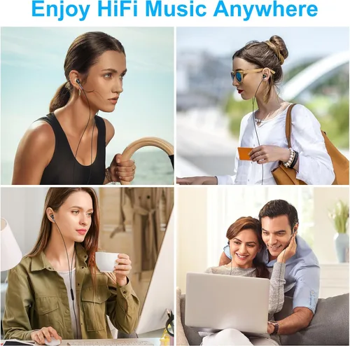 Miniatura 6 de Samsung - Auriculares con cable USB C para Galaxy A36 5G/A17/A56/A26/A16 5G/S25 Edge Ultra/S24 FE/S23/S22, Z Flip 7/Fold 7, auriculares con cable