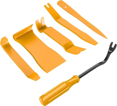 Miniatura 18 de GOOACC Kit de herramientas de eliminación de molduras automáticas de 9 piezas, kit de herramientas antiarañazos para el audio del automóvil, kit