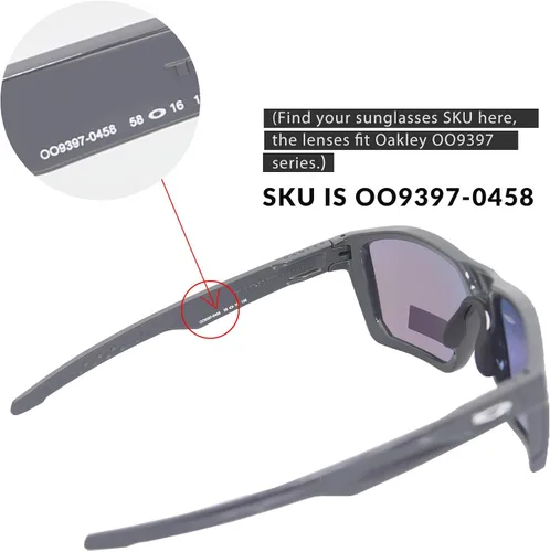 Miniatura 6 de Walleva - Lentes de repuesto para gafas de sol Oakley Targetline