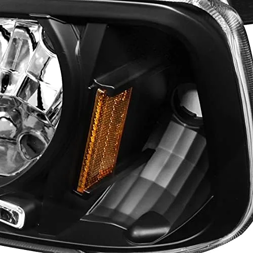 Miniatura 6 de AKKON - Faros delanteros LED DRL negros para Dodge Charger 06-10 con luces intermitentes de esquina izquierda + derecha
