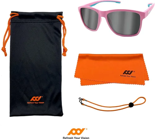 Miniatura 34 de XII WY - Lentes de sol polarizados con protección UV y goma flexible para niños y niñas