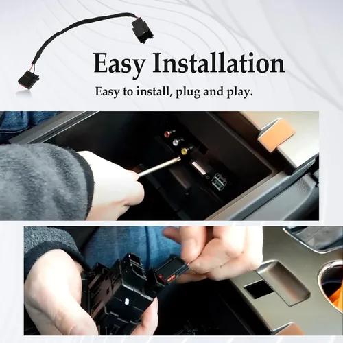 Miniatura 5 de Módulo Hub de Medios USB Caja Adaptador de Corriente Arnés de Cableado Compatible con Ford Sync 2 a SYNC 3 Actualización Retrofit (GEN1)