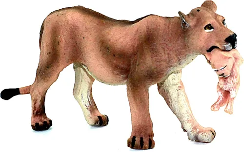 Miniatura 31 de FUNSHOWCASE Figura de juguete de búfalo de animales de la selva africana, figura de plástico realista, altura de 2.6 pulgadas