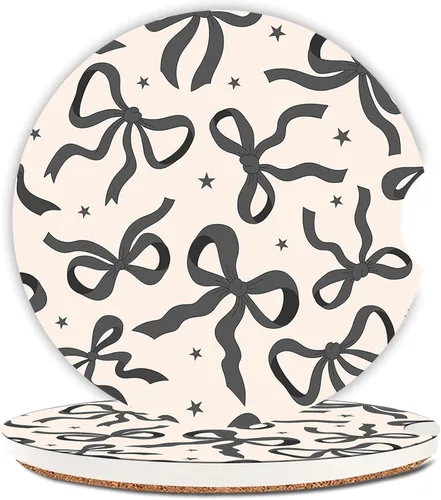 Miniatura 8 de Posavasos para automóvil para portavasos, posavasos para portavasos de automóvil, lindos accesorios para automóvil para interior de mujeres, 2
