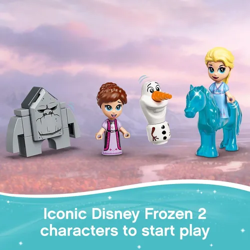 Miniatura 2 de LEGO Disney Frozen 2 Elsa and The Nokk Storybook Adventures Juguete de construcción 43189 inspirado en la película, idea de regalo para niños
