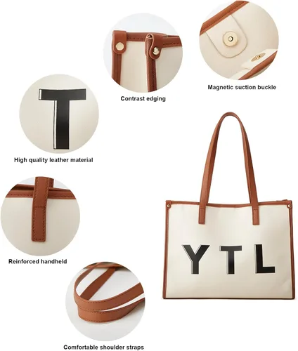 Miniatura 3 de Women Fashion Handbag Wallet Tote Bag Shoulder Bag Top Handle Satchel Purse Set