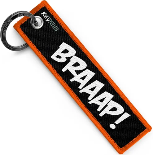 Miniatura 5 de Keytails - Llaveros de calidad premium para motocicleta, coche, scooter, ATV, UTV [Braaap!] Amarillo hi-viz