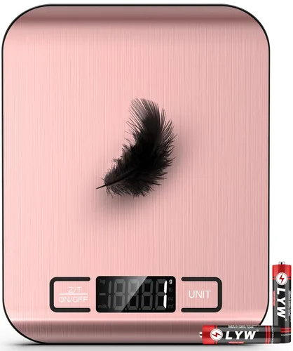 Mik-Nana Báscula de Alimentos, Báscula Digital de Cocina de 22 libras que Pesa en Gramos y Onzas para Hornear, Cocinar, Café, Paquete, Envío, 6