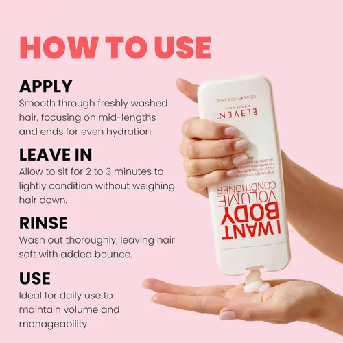 Miniatura 5 de ELEVEN AUSTRALIA I Want Body Volume Conditioner, el mejor constructor de volumen