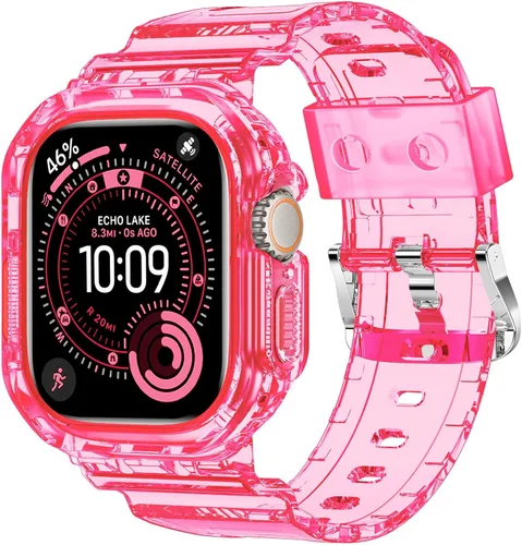 Miniatura 41 de XYF Compatible con correas cristalinas para Apple Watch de 1.929 in, 1.811 in, 1.772 in, 1.732 in, 1.654 in, 1.614 in, 1.575 in, 1.496 in, funda