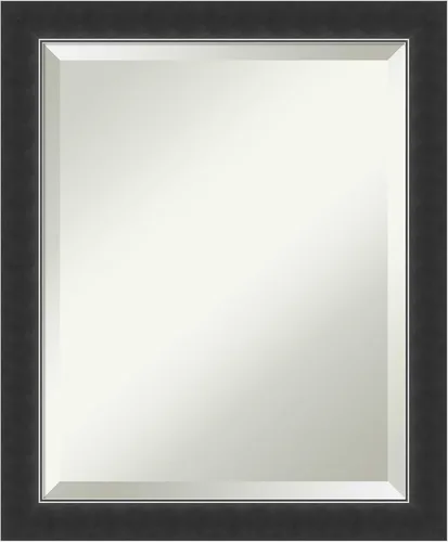 Miniatura 37 de Amanti Art Espejo de baño de madera, espejo de pared negro Ashton para usar como espejo de tocador de baño sobre el fregadero
