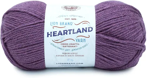 Miniatura 71 de Lion Brand Yarn Heartland Yarn - Hilo multicolor para tejer, tejer y tejer, paquete de 3, color congaree