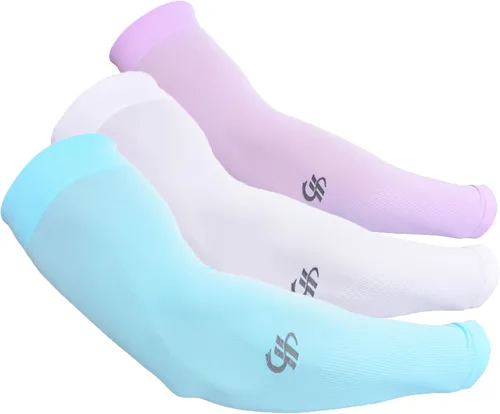 Miniatura 7 de HOPESHINE Mangas de compresión de enfriamiento UPF50+ con protección UV para hombres y mujeres, ciclismo, conducción, cubierta de tatuaje al aire 3