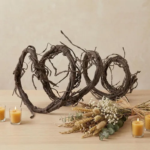 Miniatura 10 de 118 pulgadas/118.1 in pequeño colgante de pared artificial de cerezo ramas de árbol de cerezo falso, enredaderas de caña falsas, plantas