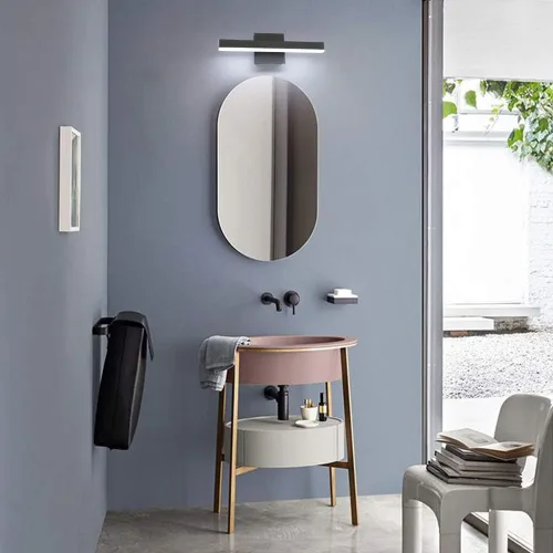 Miniatura 2 de Aipsun - Lámpara LED para baño moderna, color negro