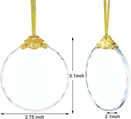 Miniatura 2 de Regalo de graduación para él, su hijo, hija, graduados – Adorno colgante de graduación de cristal 2026 para decoraciones de árboles pequeños, 8ª