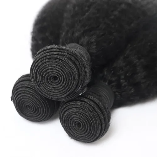 Miniatura 6 de Amella Hair Kinky Straight Bundles,10 inch Kinky Straight Human Hair Bundles,100% Unprocessed Brazilian Virgin Human Hair Bundles