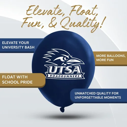 Miniatura 5 de Tennessee Volunteers Balloons - Paquete de 10 logotipos oficiales de 11 pulgadas, globos de látex de calidad de helio, perfectos para la celebración