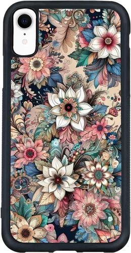 Miniatura 87 de Funda de teléfono de playa de verano a prueba de golpes y protectora con hibisco, bonitas fundas de teléfono para iPhone XR jamaica (Hibiscus Flower)