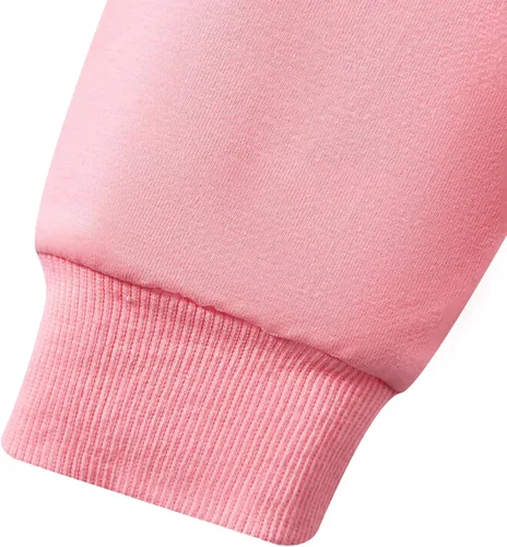 Miniatura 90 de Sudaderas para niñas pequeñas, cuello redondo, sin botones, de manga larga, para invierno, casual, ropa 2T-7T, Dinosaurio