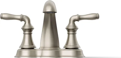 Miniatura 10 de Kohler K-393-N4-CP Devonshire - Juego de llaves de lavabo, 393-N4-BN Níquel cepillado
