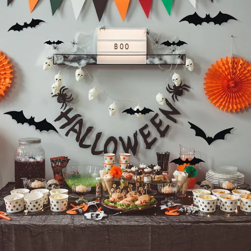 Miniatura 4 de Decoración de pared de murciélagos, 100 piezas 3D de murciélagos de Halloween, 6 tamaños diferentes de PVC negro adhesivo de murciélago