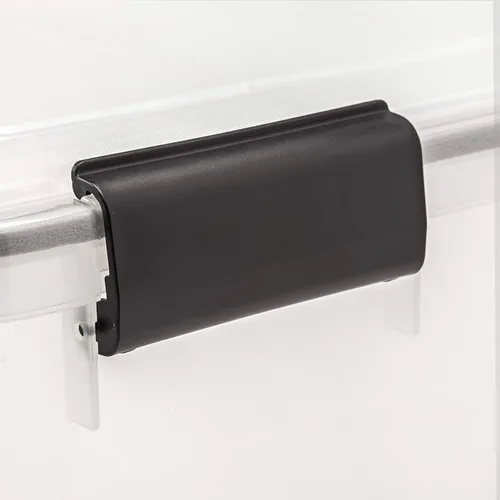 Miniatura 7 de IRIS USA - Contenedor organizador de plástico hermético para almacenamiento, 36 cuartos de capacidad, con tapa duradera, sello y hebillas de cierre