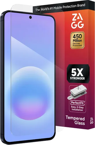 Miniatura 9 de ZAGG InvisibleShield Vidrio Elite Plus para Samsung Galaxy A11 Protección de Pantalla Amigable con la Carcasa